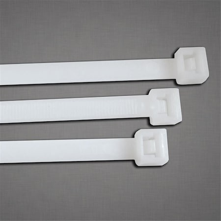 Anchor Brand Cable Tie, 9 in L, 2 in Max Bundle Dia., Natural, Nylon 6/6, 120 lb Strength 102-9120N
